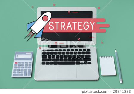 Start Up Business Venture Goals Rocket 29841888