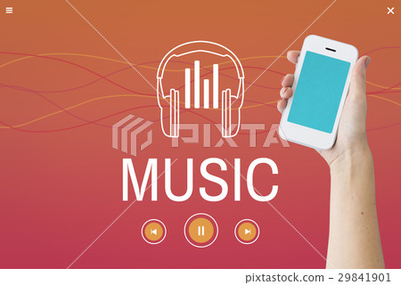 Headphones Music Enjoyment Jazz Pop 29841901