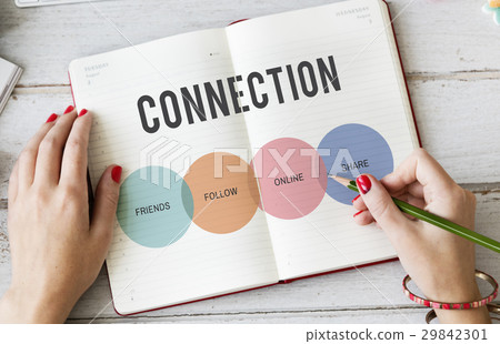 Communication Connection Networking Icon Concept 29842301
