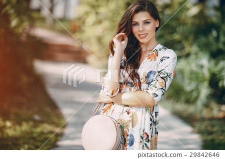 beautiful girl on the street 29842646