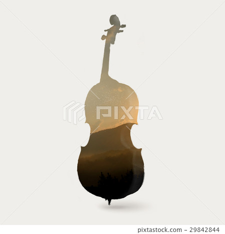 cello silhouette cello silhouette 29842844