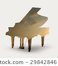 piano silhouette 29842846