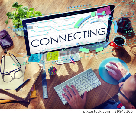 Connecting Network Internet Global Digital Connecting Network Internet Global Digital 29843166