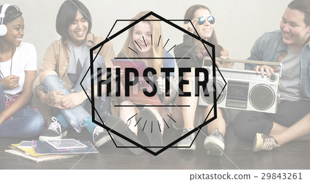 Hipster Vintage Vector Graphic Concept 29843261
