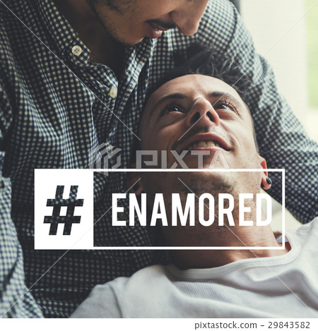 Gay Couple Amorous Enamored Forever 29843582