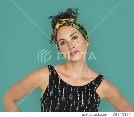 Studio People Shoot Portrait Isolated 29845334