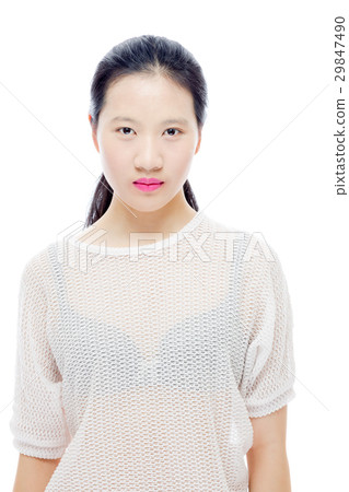 Asian teenager girl beauty portrait 29847490