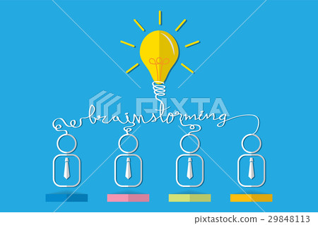 brainstorming, teamwork concept, business concept 29848113