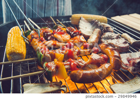Barbecue on the grill 29849946