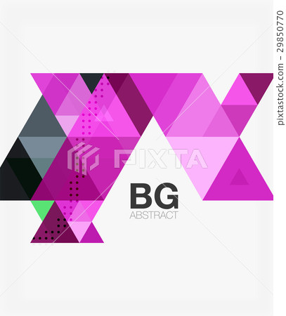 Triangles abstract background 29850770