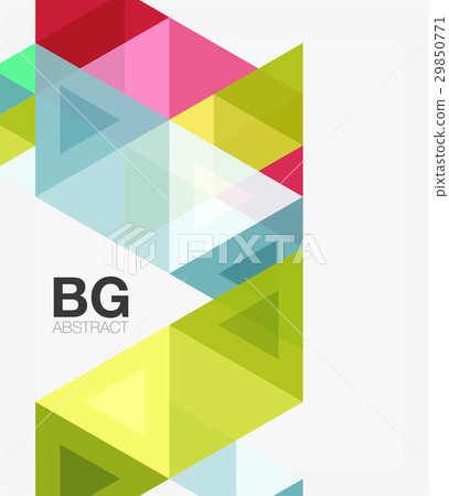 Triangle modern mosaic geometric template Triangle modern mosaic geometric template 29850771
