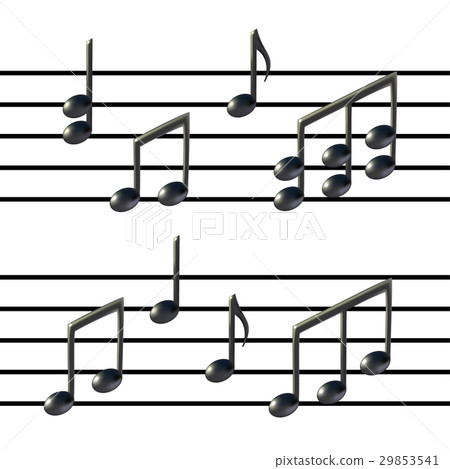 Music notes vector Music notes vector 29853541