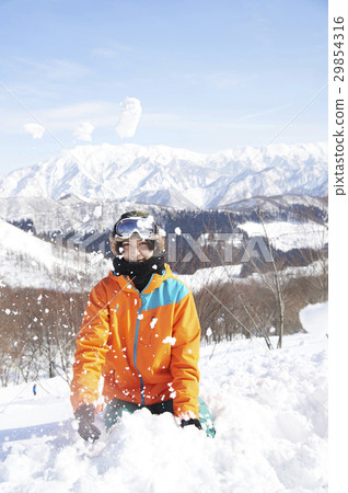 Ski resort men portrait 29854316