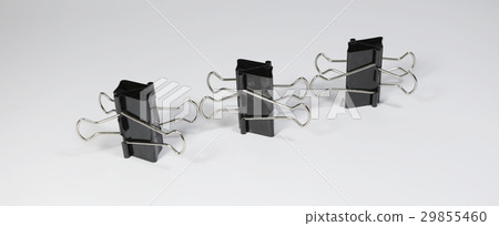 Blinder clips isolated on white background 29855460