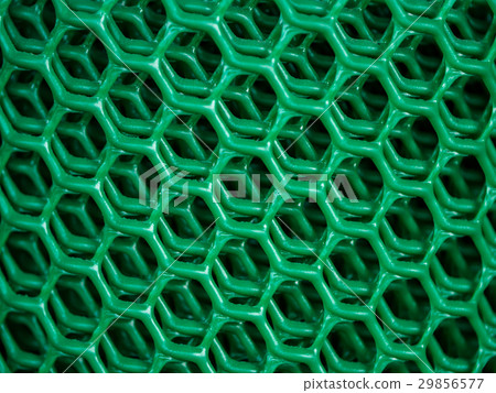 Close up of Green Plastic mesh. Close up of Green Plastic mesh. 29856577