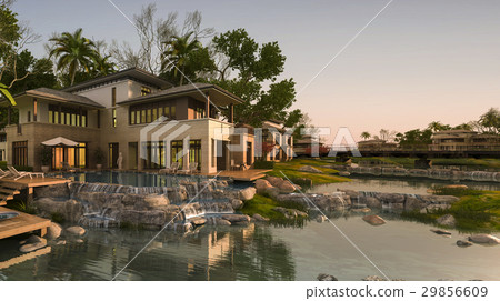 beautiful contemporary house near resort 29856609