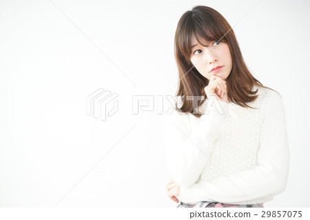 Annoyed young woman Annoyed young woman 29857075