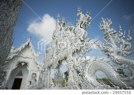 THAILAND CHIANG RAI WAT RONG KHUN WHITE TEMPLE THAILAND CHIANG RAI WAT RONG KHUN WHITE TEMPLE 29857558