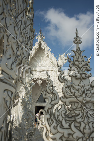 THAILAND CHIANG RAI WAT RONG KHUN WHITE TEMPLE THAILAND CHIANG RAI WAT RONG KHUN WHITE TEMPLE 29857559