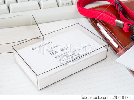 Business Card Plastic Business Card Case Female Management Manager Department Manager 29858183