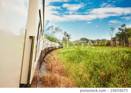 Traveling by steam train Traveling by steam train 29859075