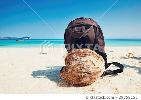 Vacation on the idyllic beach 29859153