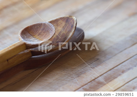 kitchen wooden spoons on wooden board 29859651