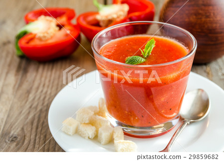 Portion of gazpacho 29859682