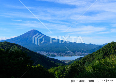 Yamanashi Mount Fuji and Kawaguchi lake Misaka Pass 29861676