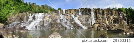 Beautiful Pongour waterfall in Vietnam Beautiful Pongour waterfall in Vietnam 29863315