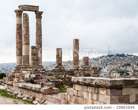 view of Temple of Hercules and Amman city 29863894
