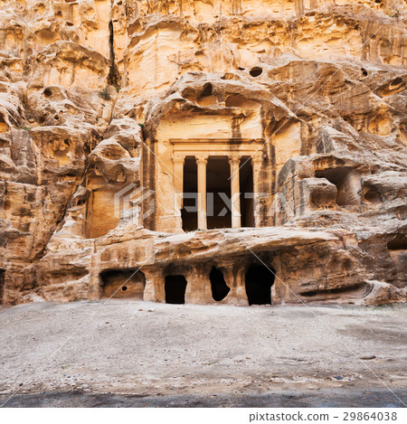 Nabatean Temple in Little Petra town 29864038