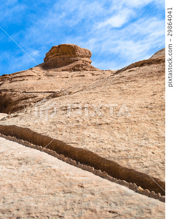 цater collecting channel in sandstone rocks цater collecting channel in sandstone rocks 29864041
