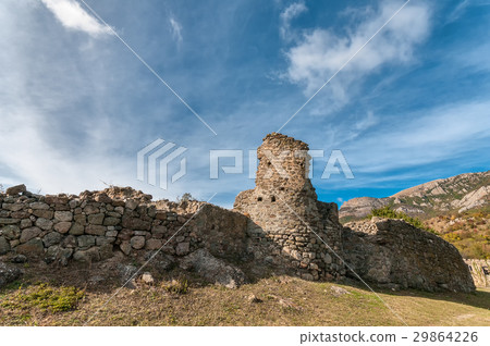 Ruins of ancient fortress Funa in Crimea 29864226