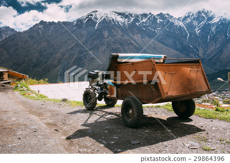 Stepantsminda Gergeti, Georgia. Small Old Two 29864396