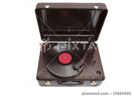 Retro portable turntable 29864949
