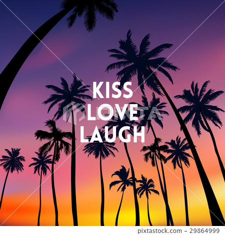 square blurred pink background - sunset sea and 29864999