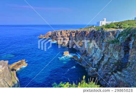 Shirahama three-step wall under fine weather 29865028