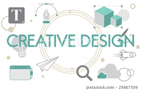 Creative Content Configuration Creative Design - Stock Illustration ...