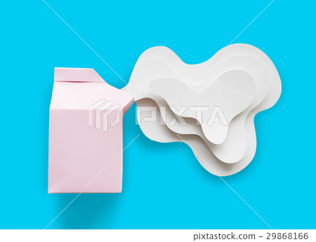 Paper Craft Arts Milk Carton Spill Out Paper Craft Arts Milk Carton Spill Out 29868166