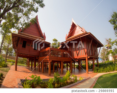 traditional Thai House style traditional Thai House style 29869391