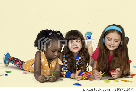 Little Children Art And Craft Paper 29872147