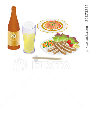 今天喝啤酒和香腸 29873235