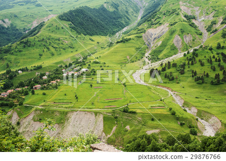 Mountain slope of the Caucasus Mountain slope of the Caucasus 29876766