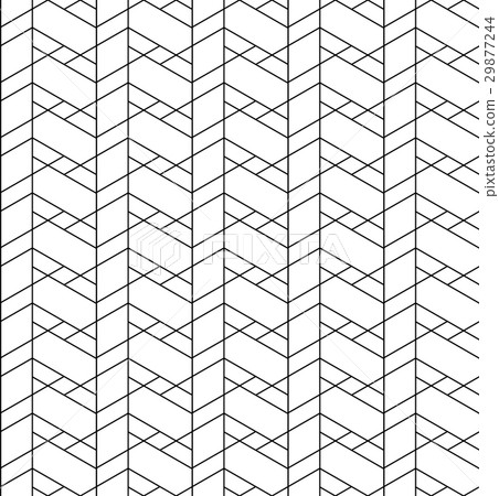 Black and white geometric seamless pattern 29877244