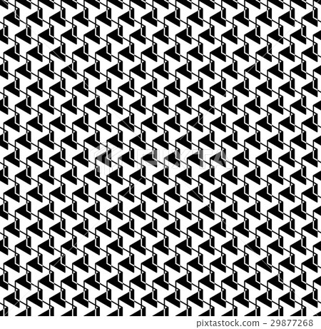 Black and white geometric seamless pattern Black and white geometric seamless pattern 29877268