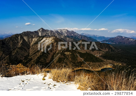 Looking towards West Lake and Kawaguchi-ko from Shimodo Lake Panorama stand 29877854