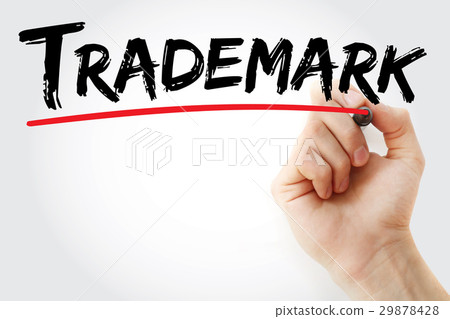 Hand writing Trademark with marker 29878428