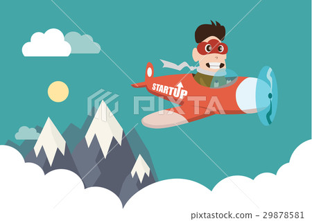 Illustration of entrepreneurship business concept Illustration of entrepreneurship business concept 29878581