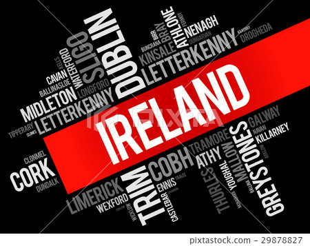 List of cities in Ireland word cloud collage List of cities in Ireland word cloud collage 29878827